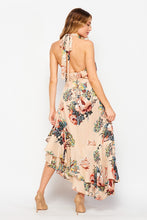Load image into Gallery viewer, All I need Floral Print Halter Neck Dress
