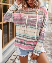 Load image into Gallery viewer, Jasmine Multicolor Knit Hoodie
