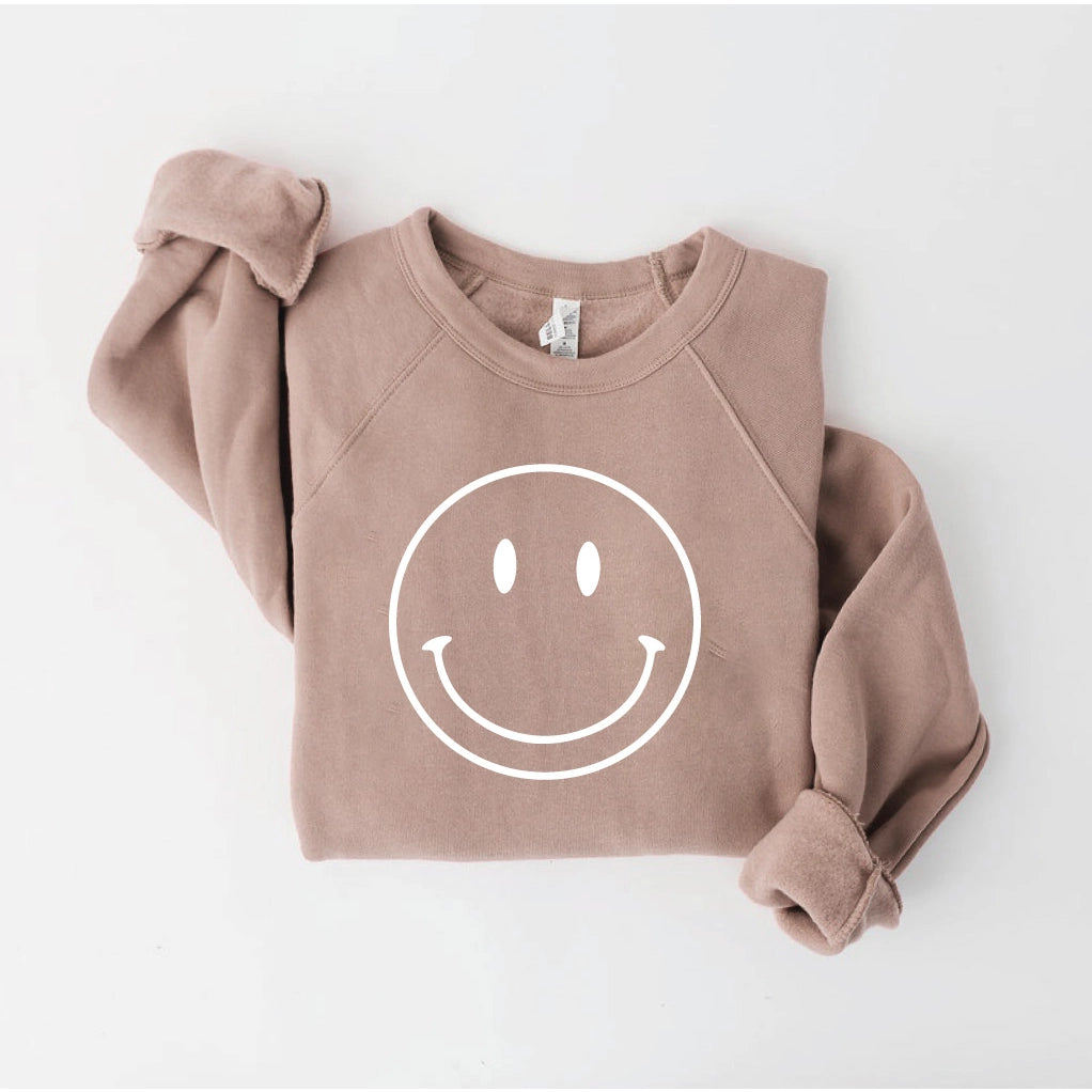 Just Smile Relaxed Fit Fleece Pullover