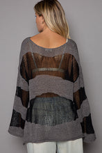 Load image into Gallery viewer, Bondi Oversized Contrast Knit top
