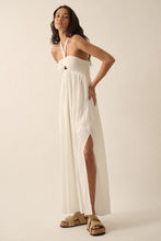 Load image into Gallery viewer, Chasing Dreams Sweetheart-Neck Shirred Maxi Halter Dress
