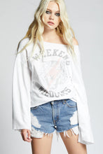 Load image into Gallery viewer, RECYCLED KARMA Weekend Wildcats Bell Sleeve Pullover
