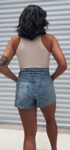 Load image into Gallery viewer, Isabella Paper-Bag Denim Shorts
