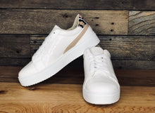 Load image into Gallery viewer, The Moody White Crocodile Sneaker
