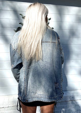 Load image into Gallery viewer, Only The Lonely Relaxed Fit Boyfriend Studded Denim Jacket
