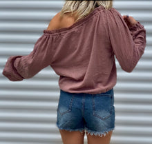 Load image into Gallery viewer, I&#39;m a Dreamer Gauze Off Shoulder Blouse
