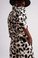 Load image into Gallery viewer, Giselle Animal Print Button Down Shirt(Top Only)
