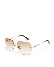 Load image into Gallery viewer, BANBÉ- The Tyra Gold-Taupe Fade Sunglasses
