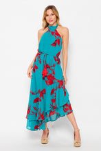 Load image into Gallery viewer, Forever Yours Halter Neck Tiered Maxi Dress
