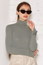 Load image into Gallery viewer, Alina Form Fitting Turtleneck Top

