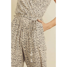 Load image into Gallery viewer, Never Let You Go Cheetah Tie Ankle Jumpsuit
