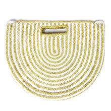 Load image into Gallery viewer, Rio Round Stripped Woven Tote Bag
