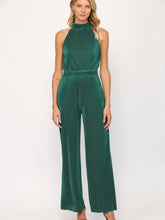 Load image into Gallery viewer, In Your Eyes Pleated Halter Jumpsuit
