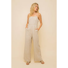 Load image into Gallery viewer, I&#39;m a Wanderer Lace-Up Back Square Neck Jumpsuit
