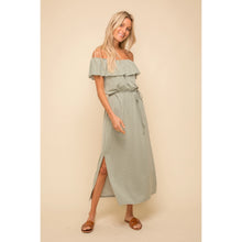 Load image into Gallery viewer, Knows The Ropes Knit Tie Waist Midi Dress
