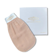 Load image into Gallery viewer, Honeylux Turkish Silk Exfoliating Body and Face Mitt
