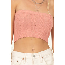 Load image into Gallery viewer, Dream Of Me Strapless Crop Top
