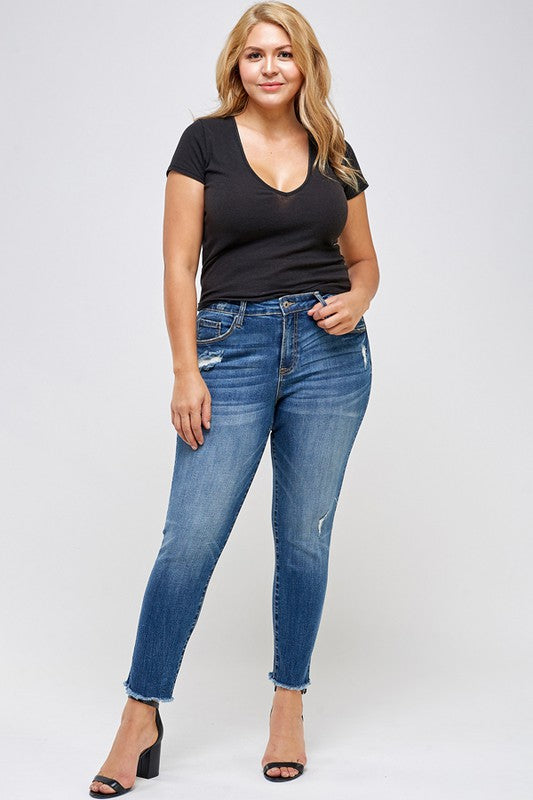 The Peggy Sue Mid Rise Skinny Jean