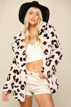 Load image into Gallery viewer, Bianca Leopard Print Faux Fur Coat
