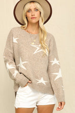 Load image into Gallery viewer, Cassidy Star Pattern Knit Sweater
