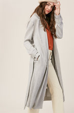 Load image into Gallery viewer, Elaina Textured Mid Length Blazer With Tie Waist

