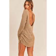Load image into Gallery viewer, Arya Open Back Knit Sweater Cover-Up Dress
