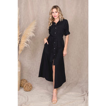 Load image into Gallery viewer, Naomi Linen Maxi Dress/Duster Coat
