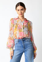 Load image into Gallery viewer, Katherine Floral Button Down Blouse
