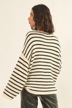 Load image into Gallery viewer, Frankie Striped knit Oversized Sweater
