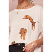Load image into Gallery viewer, Eye Of The Tiger Vintage Garment Washed Graphic Tee
