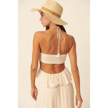 Load image into Gallery viewer, Zadie Halter Neck Sleeveless Maxi Dress

