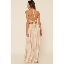 Load image into Gallery viewer, Charmaine Empire Waist Plunging Halter Maxi Dress
