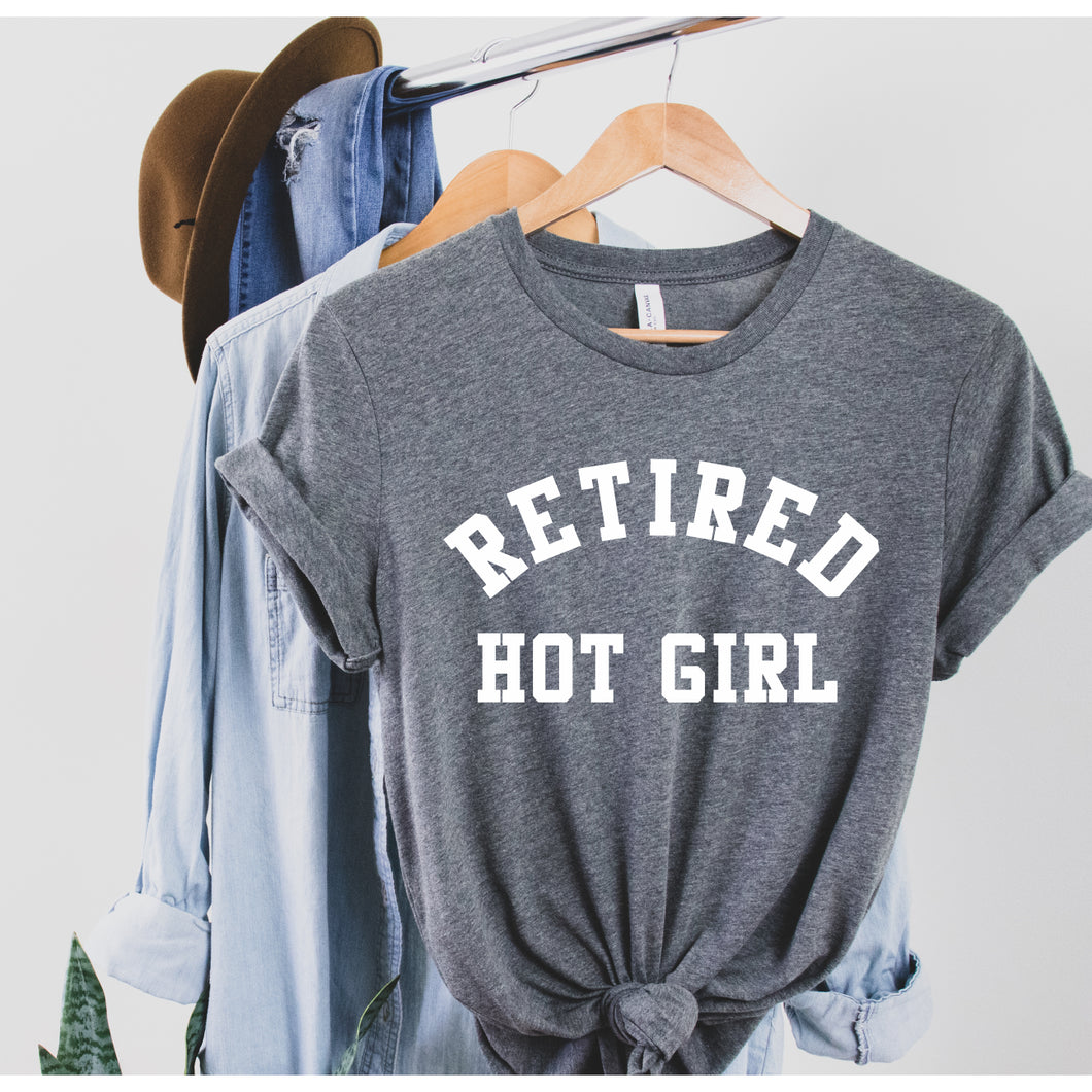 Retired Hot Girl Soft Bella T-Shirt