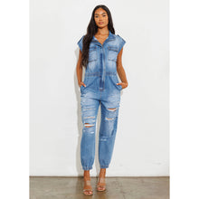 Load image into Gallery viewer, If I Had The Chance Denim Jumpsuit

